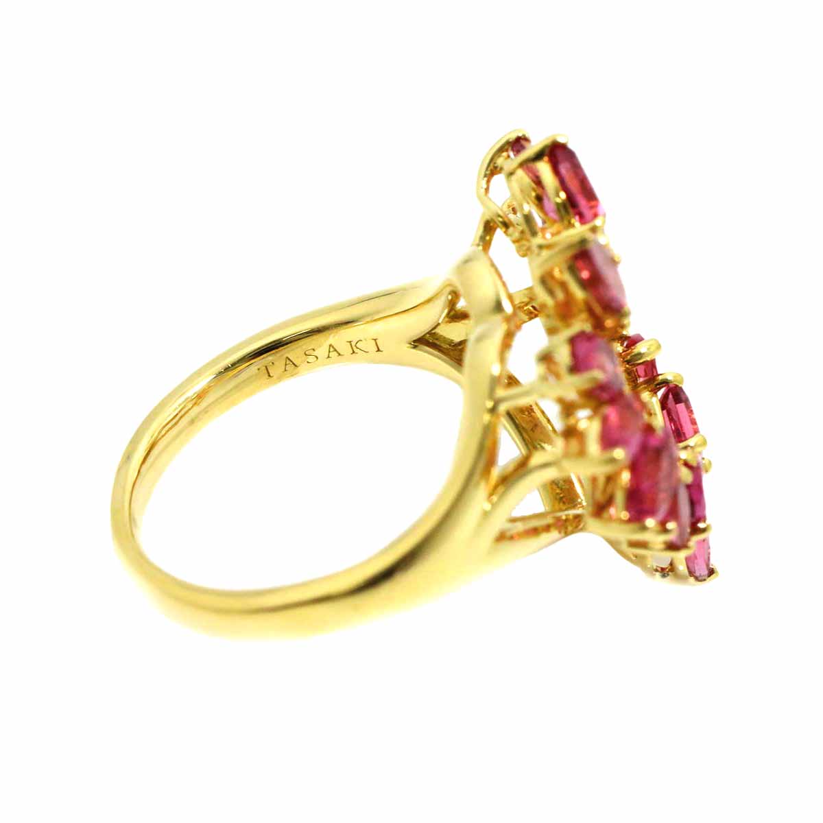 Tourmaline 2.11ct Ring 18K YG 750 size4.75-5(US)