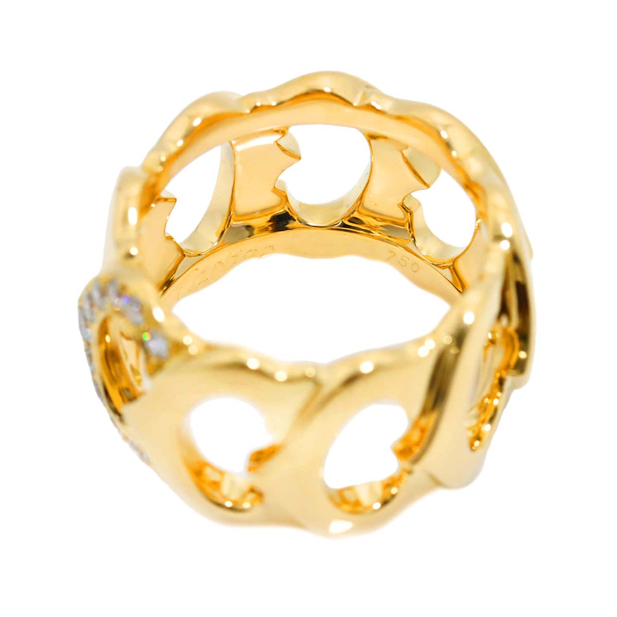 C de Diamond Ring 18K YG 750 size51 5.5-5.75(US) 90293381