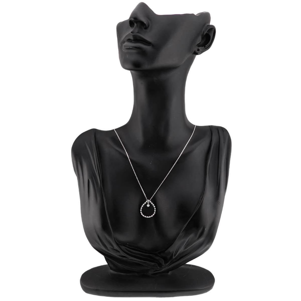 Diamond 0.37ct Necklace 18K WG 750