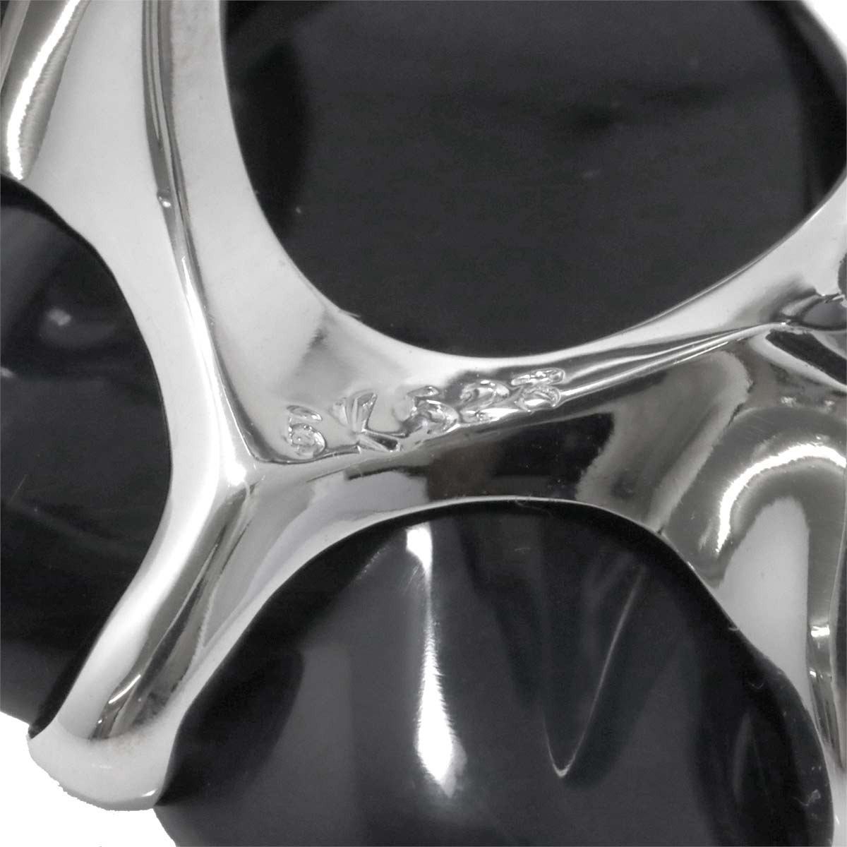 Camelia Ceramic Ring 18K WG 750 Size6.75(US)