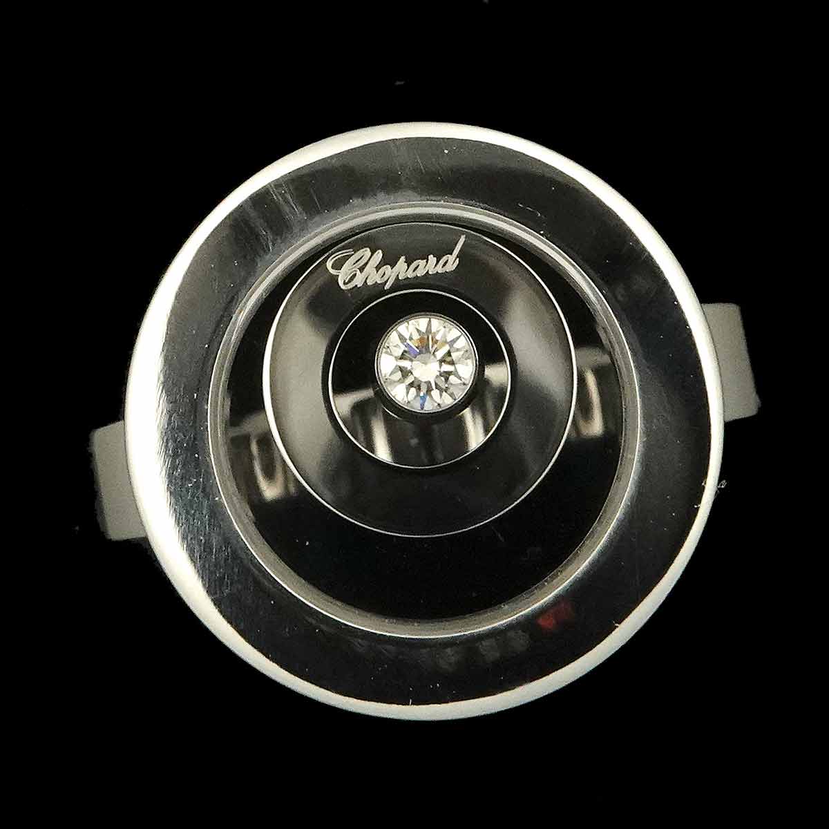 Happy Spirit Diamond Ring 18K WG 750 Size6.25-6.5(US)