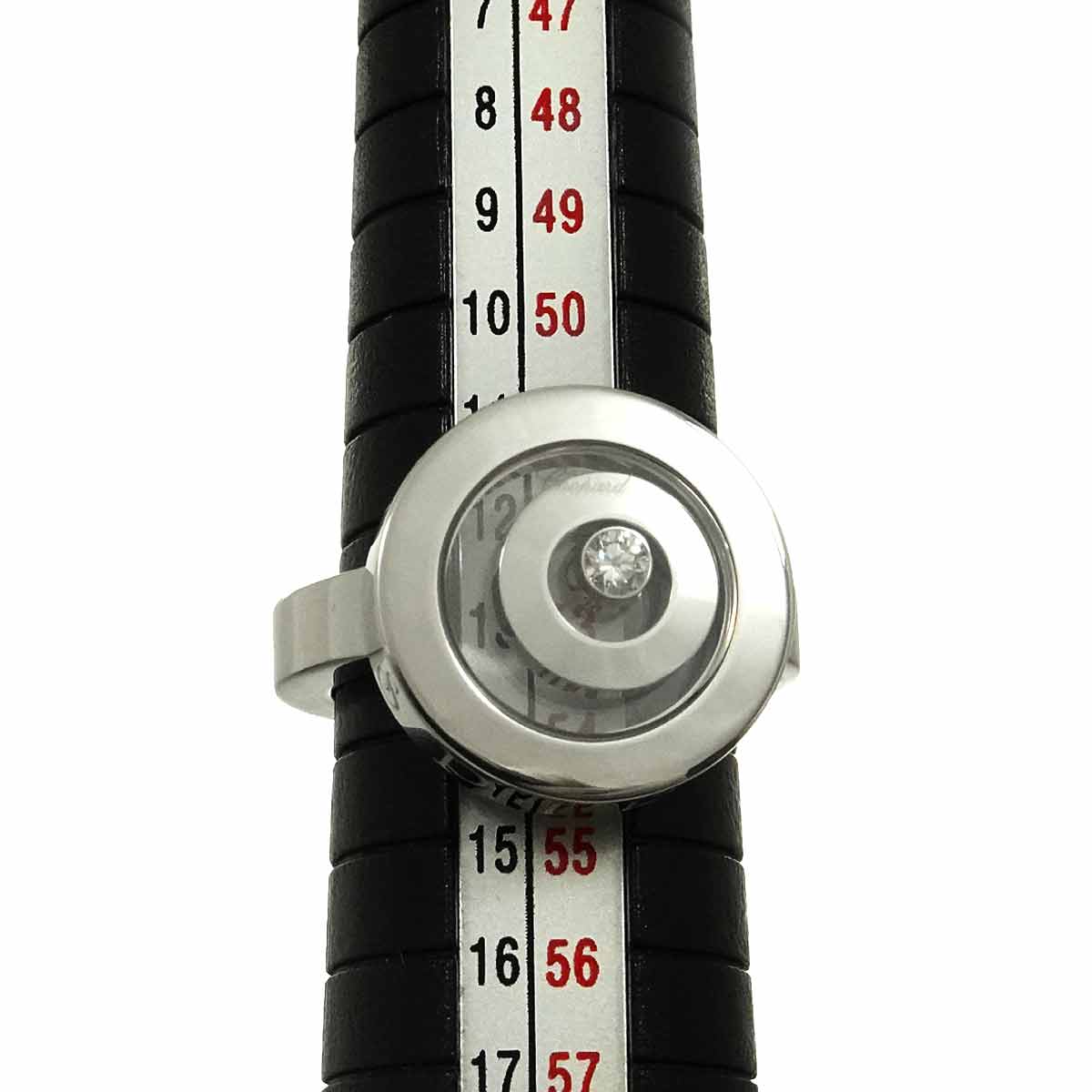 Happy Spirit Diamond Ring 18K WG 750 Size6.25-6.5(US)