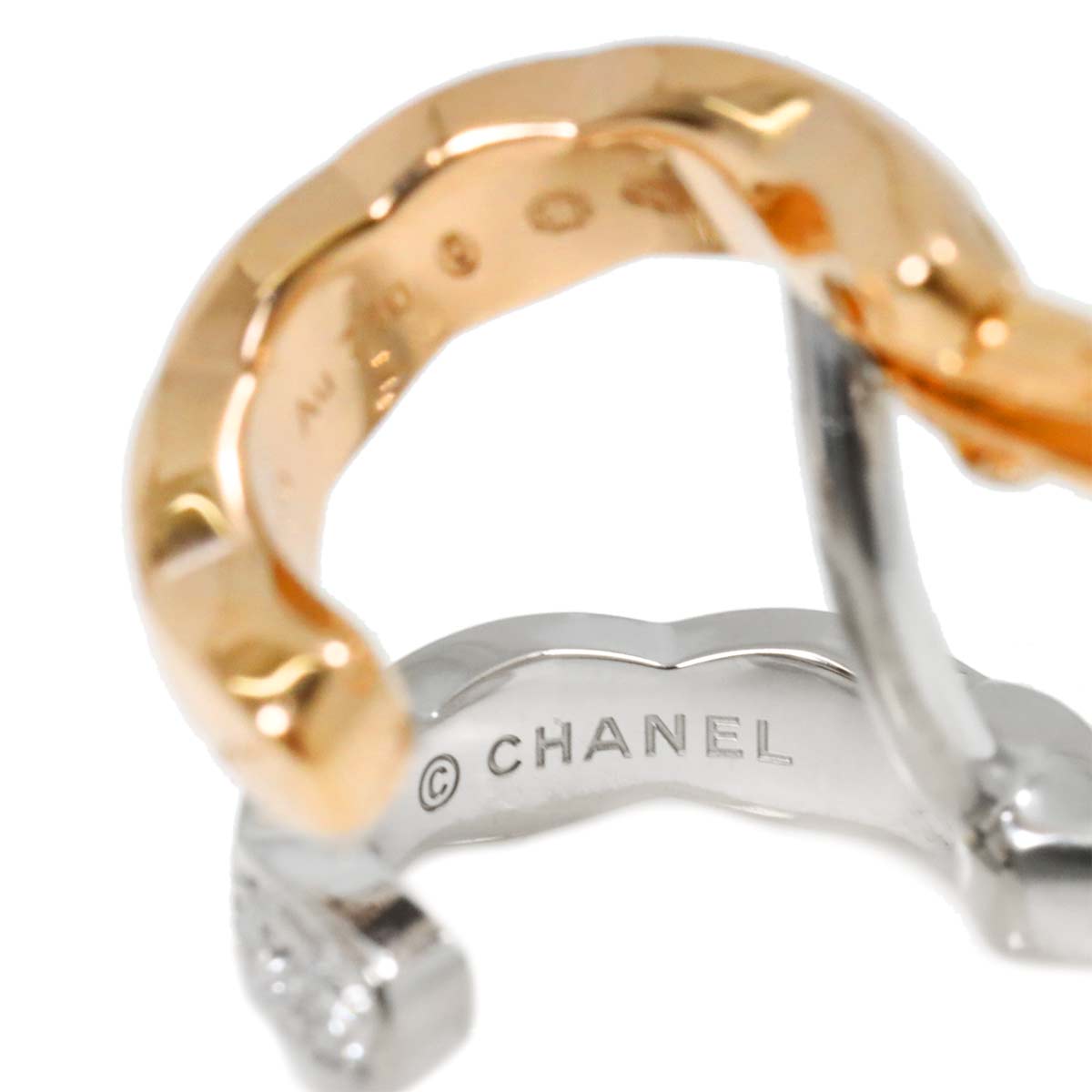 Coco Crush Diamond Earring Clip on 18K WG 750 One Piece only