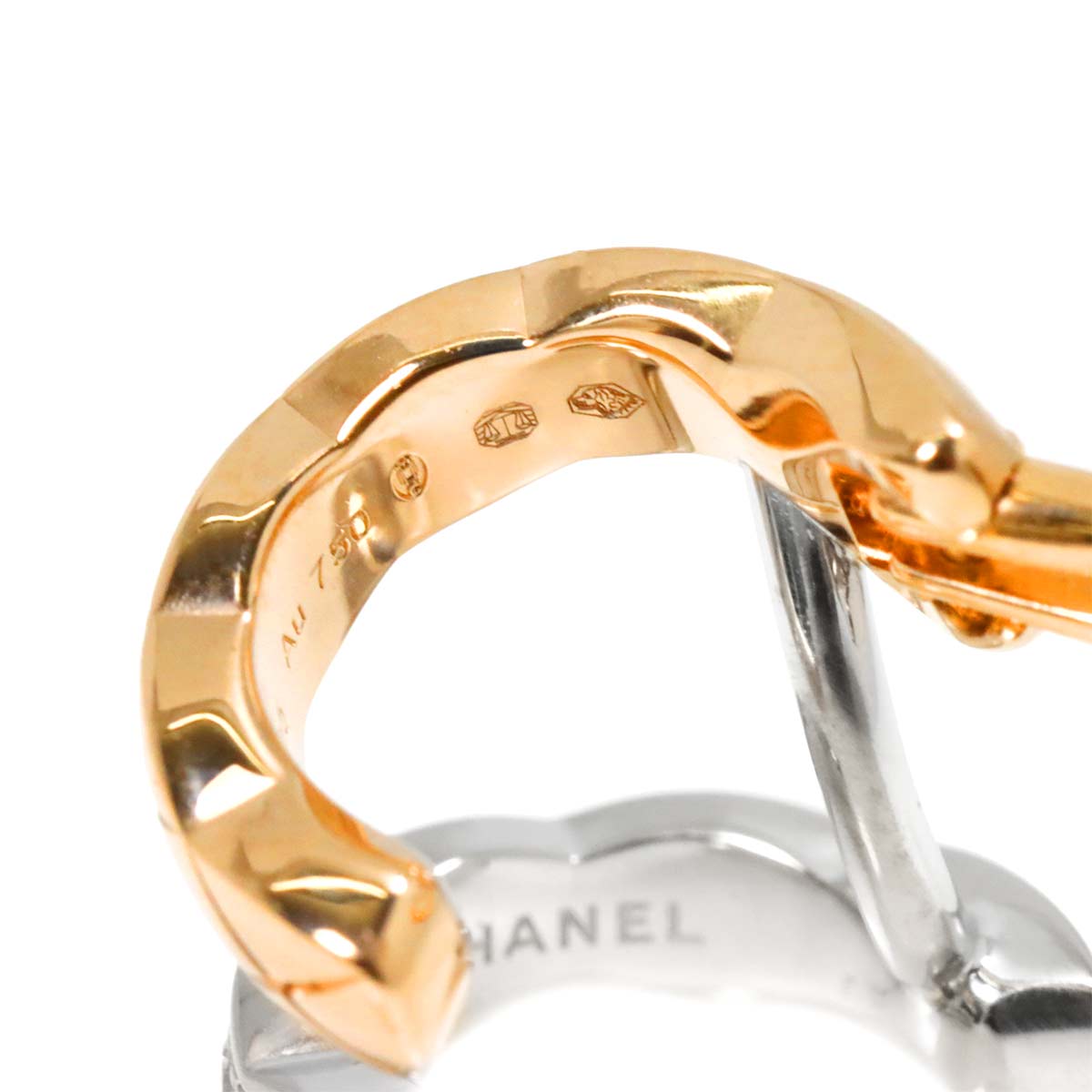 Coco Crush Diamond Earring Clip on 18K WG 750 One Piece only