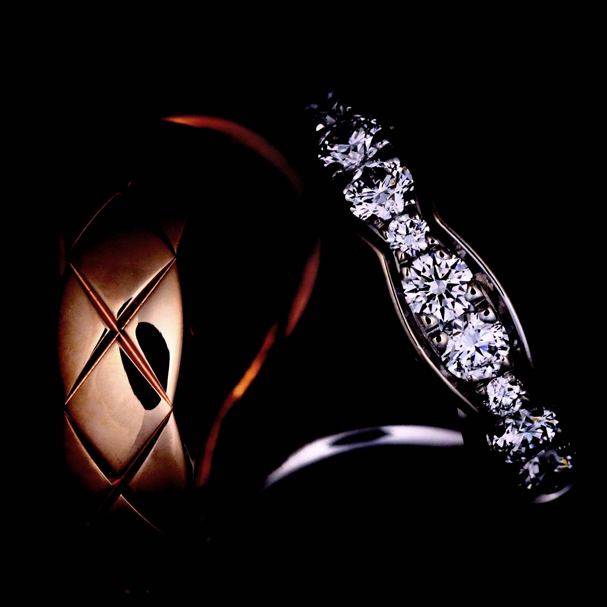 Coco Crush Diamond Earring Clip on 18K WG 750 One Piece only