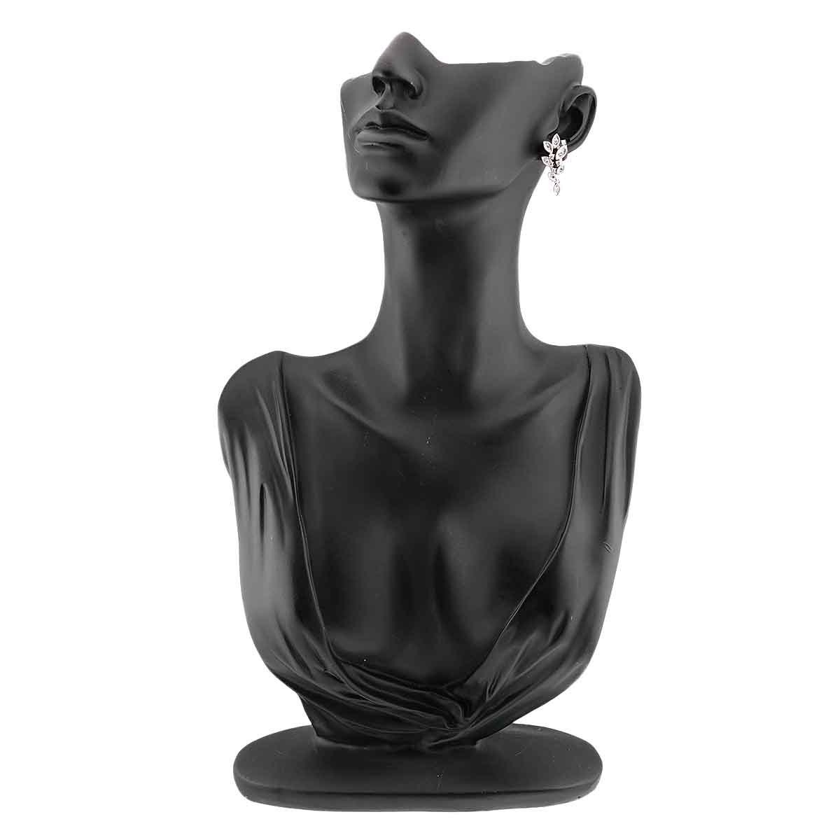 Diamond 0.16/0.16ct Earrings Clip on 18K White Gold 750