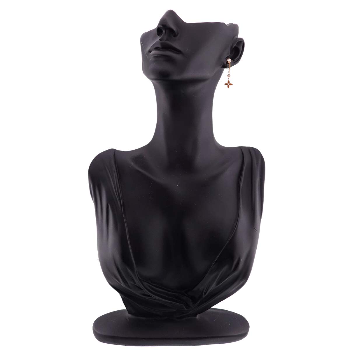 Monogram Idylle Diamond Earrings Pierced 18K YG PG 750