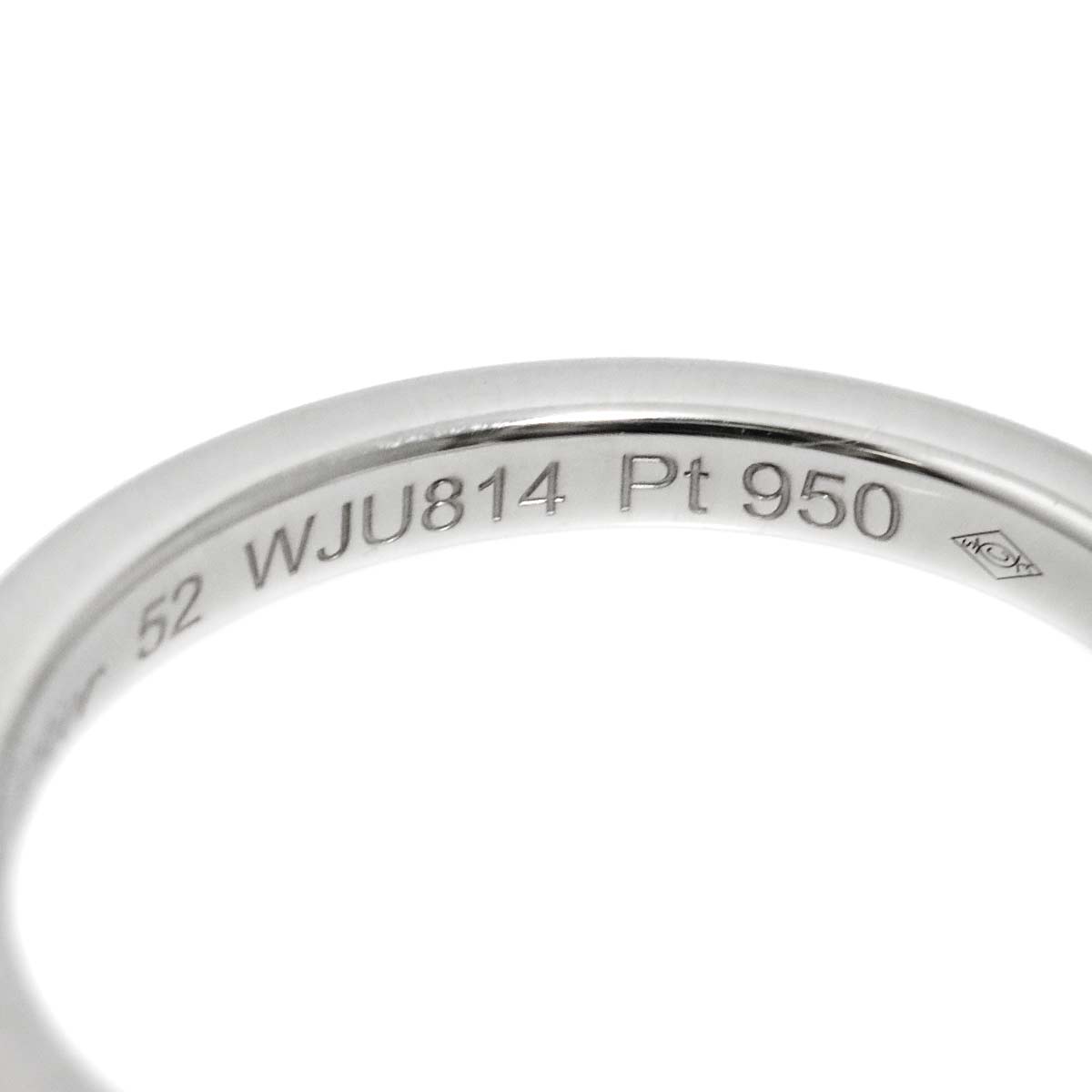 Ballerine curve Ring Platinum Size52 6(US)
