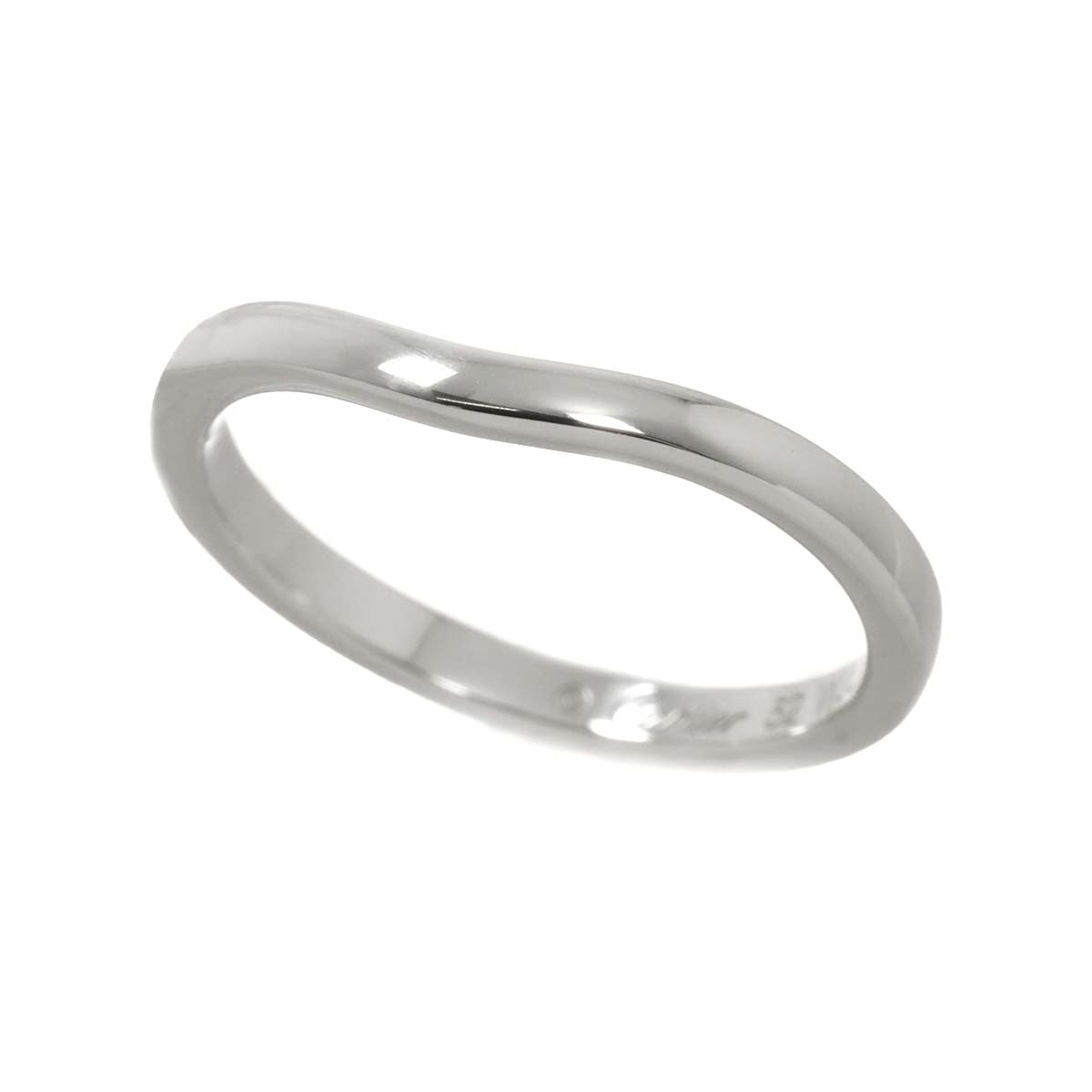 Ballerine curve Ring Platinum Size52 6(US)
