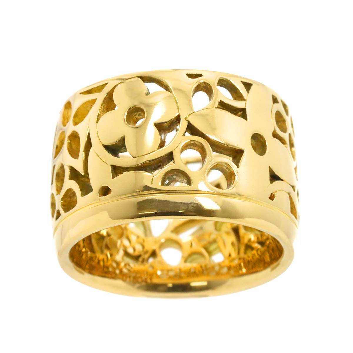 Monogram Ring 18K YG 750 Size52 5.75-6(US)