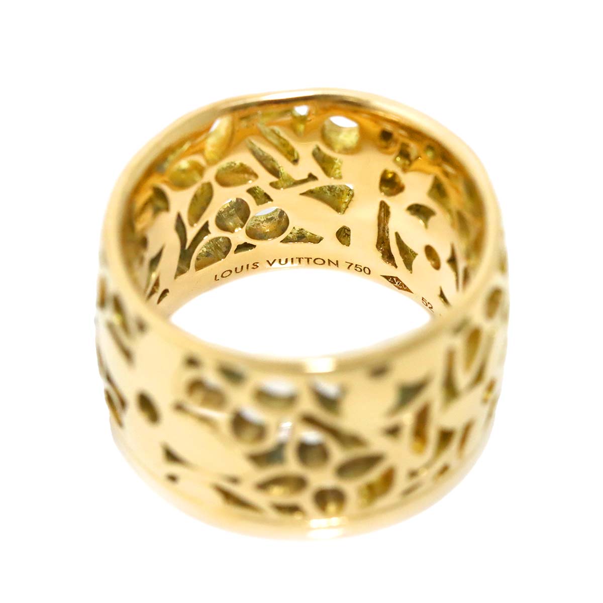 Monogram Ring 18K YG 750 Size52 5.75-6(US)