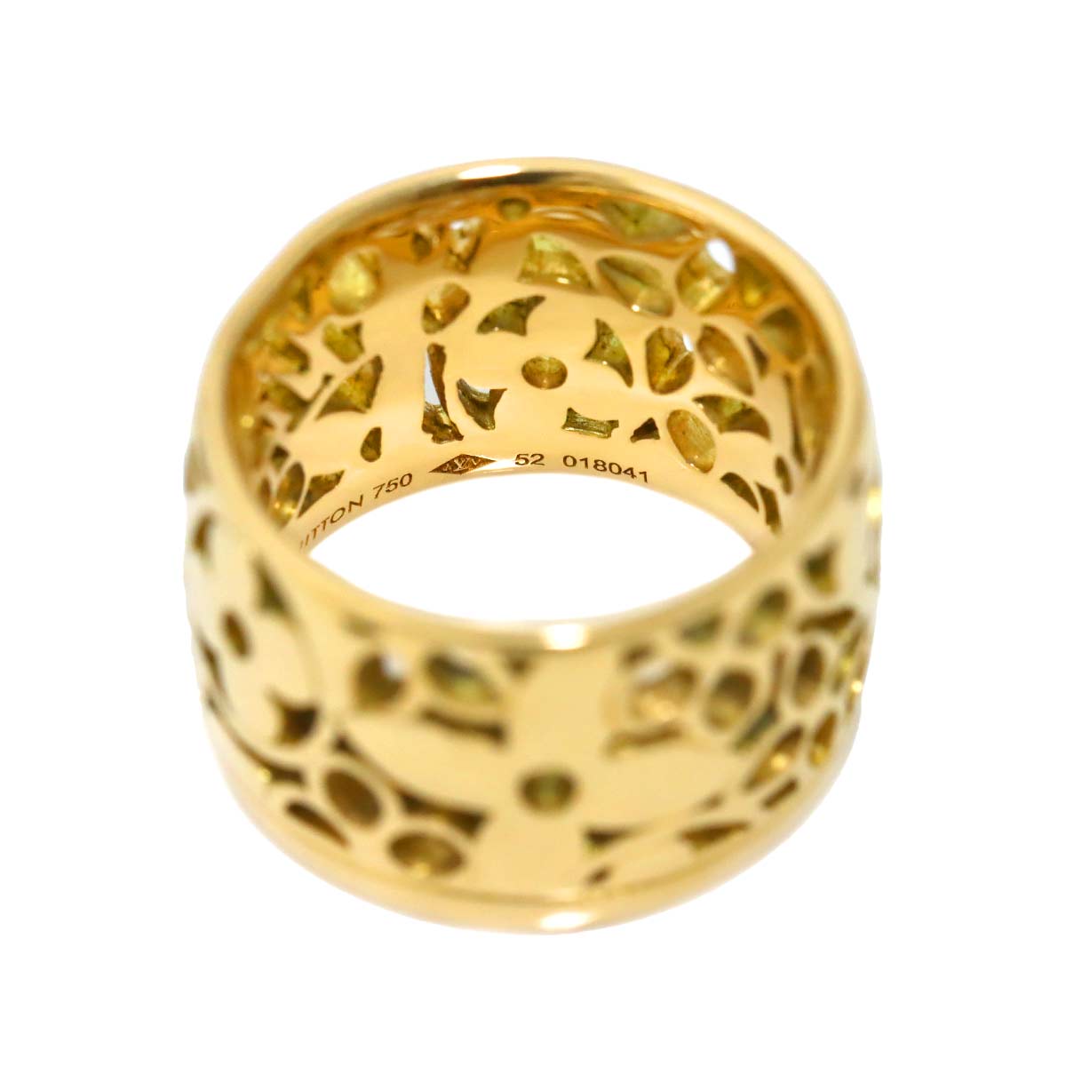 Monogram Ring 18K YG 750 Size52 5.75-6(US)