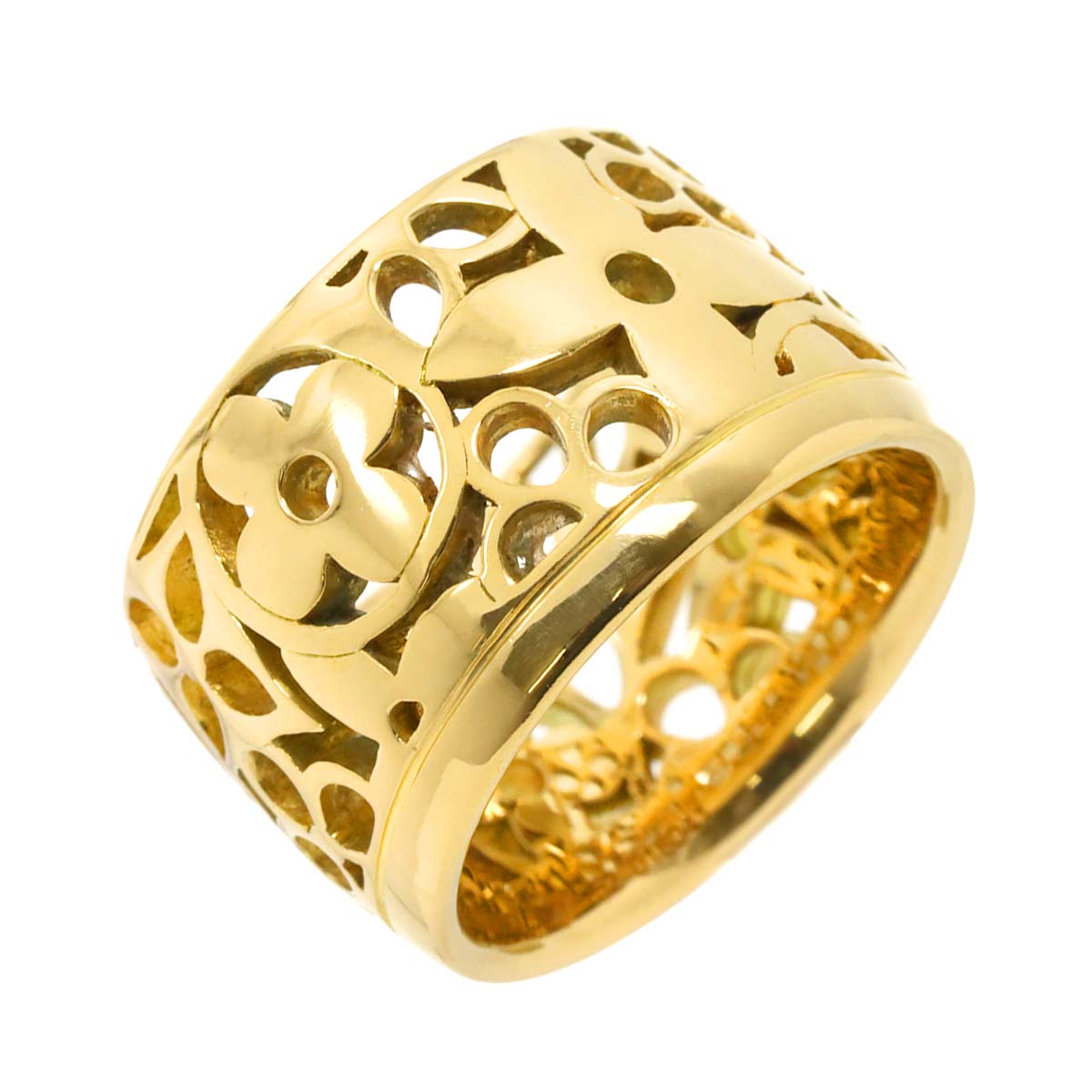 Monogram Ring 18K YG 750 Size52 5.75-6(US)