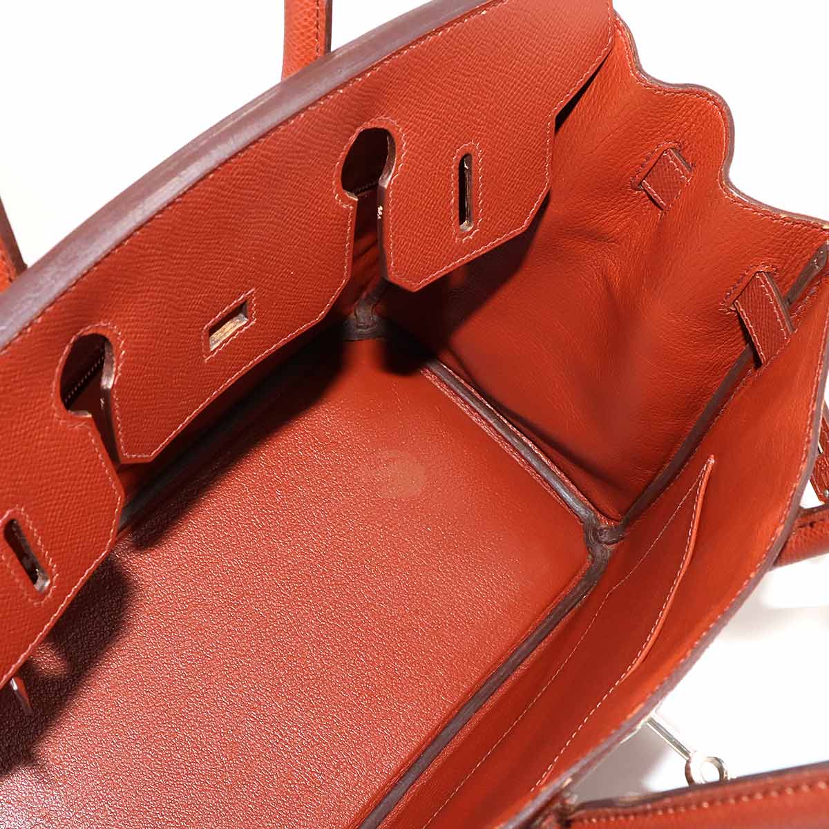 Birkin 30 Epsom Sienne Hand Bag Brown Purse