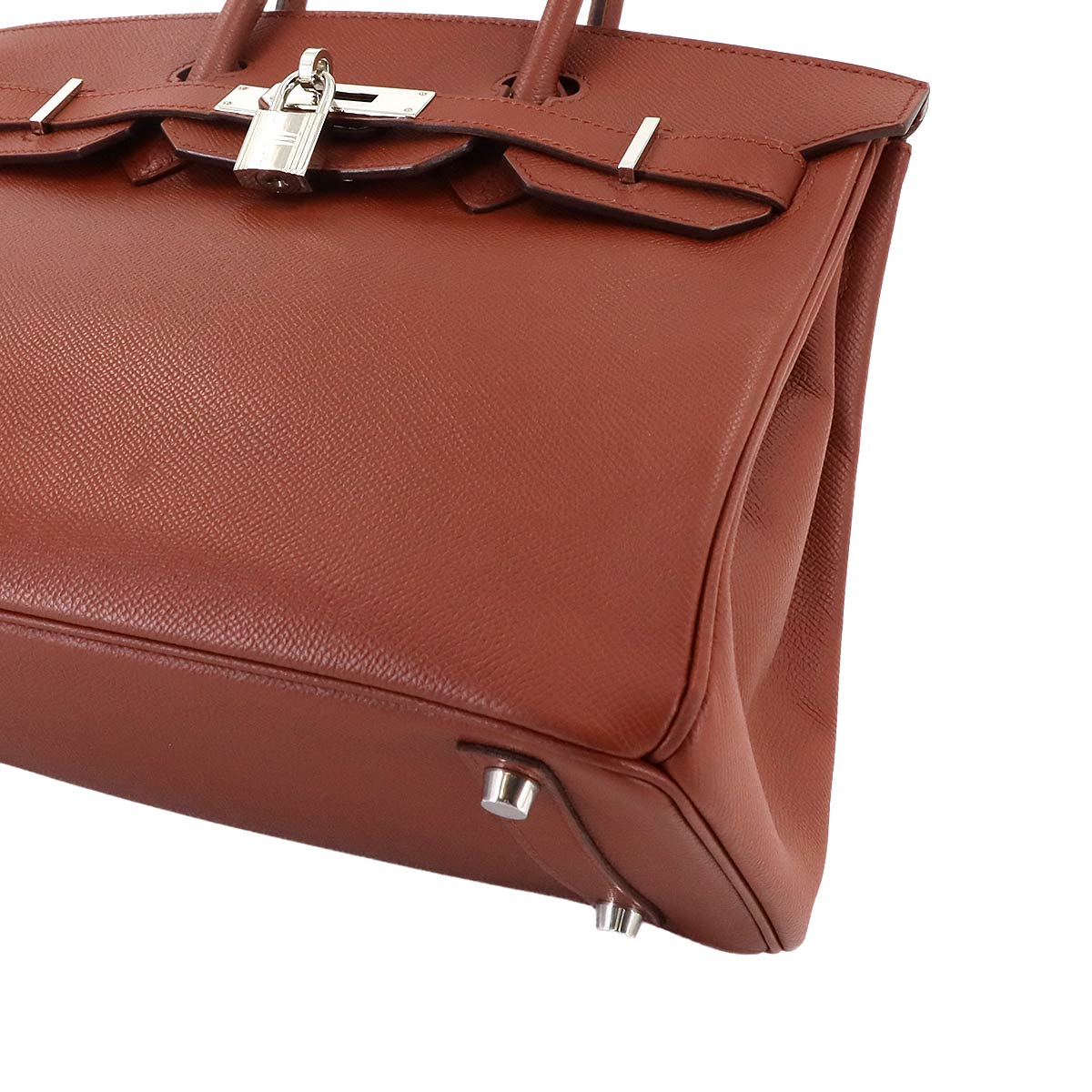 Birkin 30 Epsom Sienne Hand Bag Brown Purse