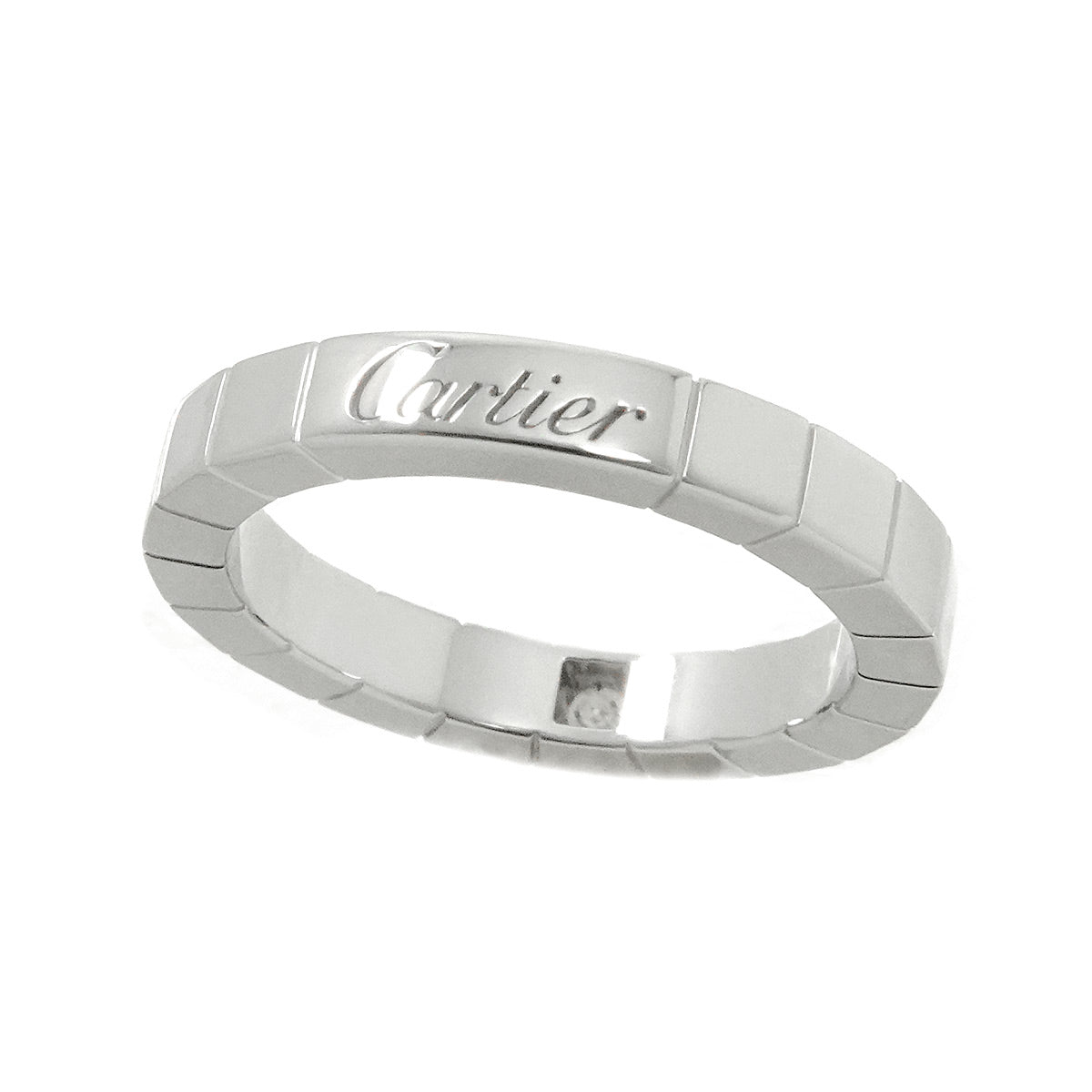 Lanieres Diamond Ring 18K WG 750 size50 5.25(US)