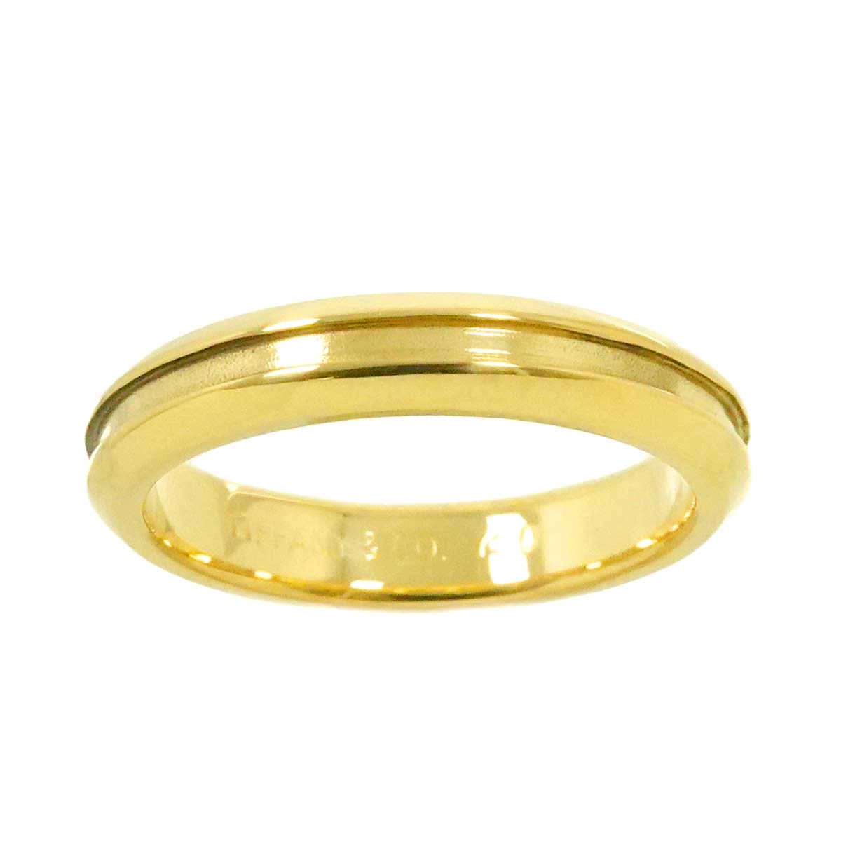 Ring 18K K18 YG 750 size4.5-4.75(US)