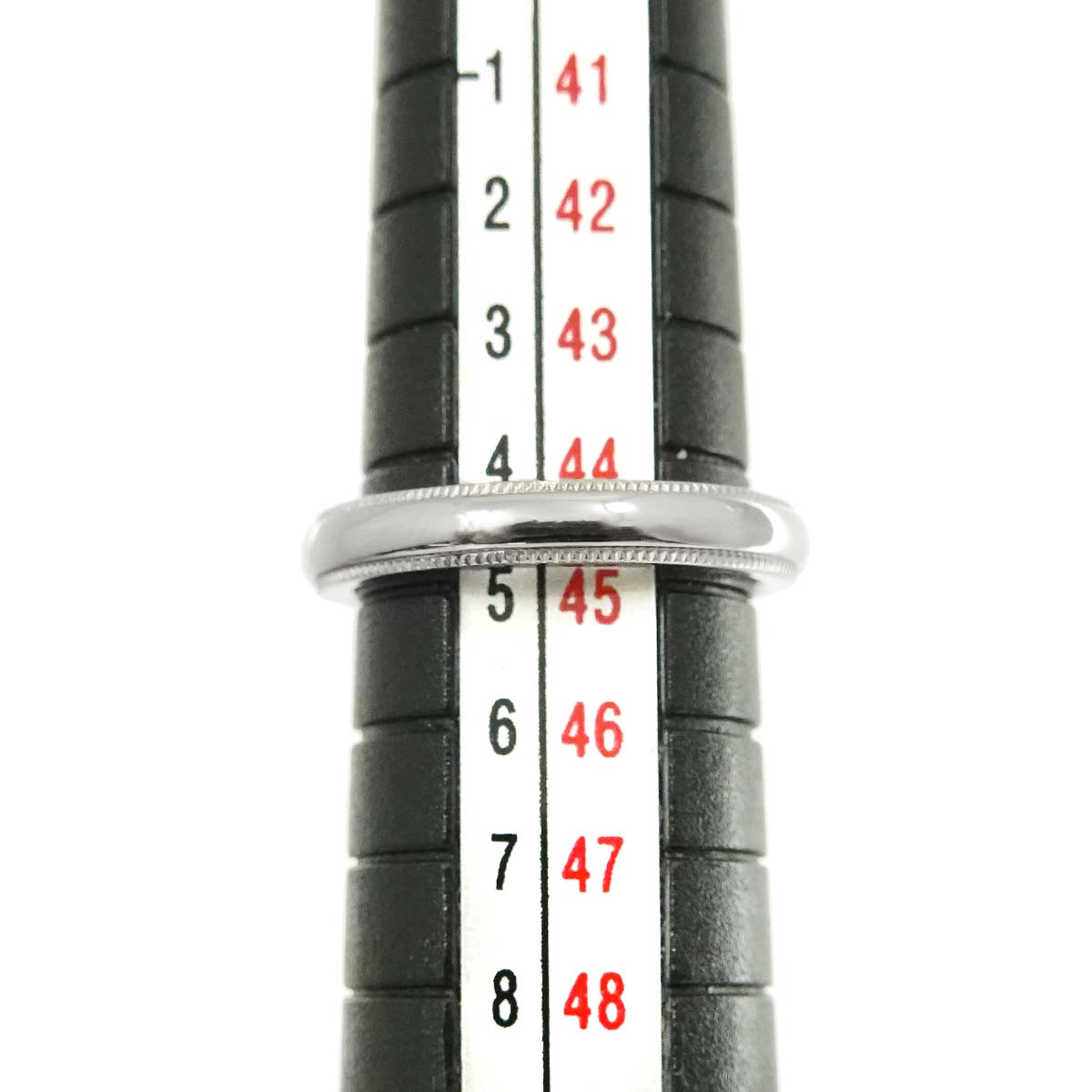 Milgrain Band Ring Pt Platinum Size3.25(US)