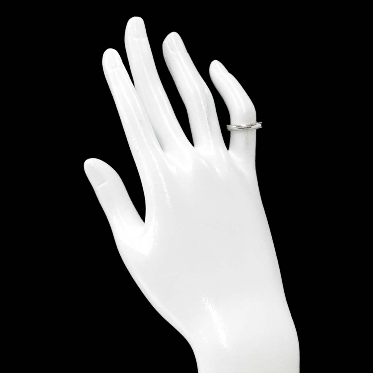 Milgrain Band Ring Pt Platinum Size3.25(US)