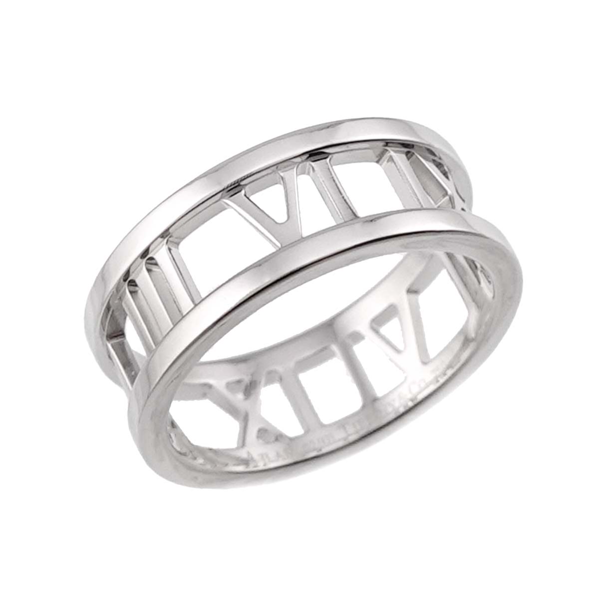 Atlas Diamond Ring 18K White Gold 750 size5.5-5.75(US)