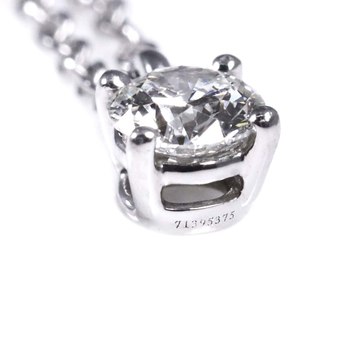 Diamond 0.20ct H/VS1/3EX Necklace Platinum