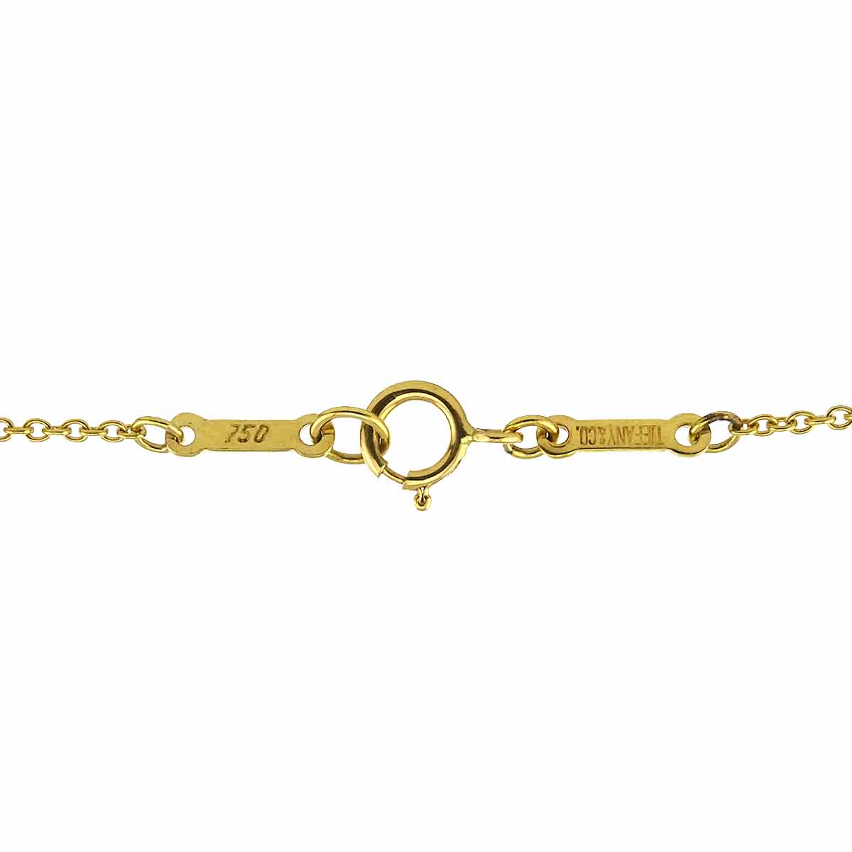 Open Heart Necklace 18K Yellow Gold 750