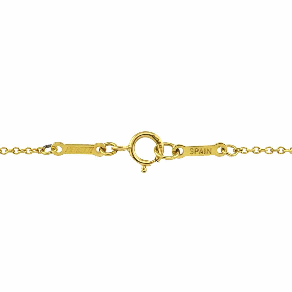 Open Heart Necklace 18K Yellow Gold 750