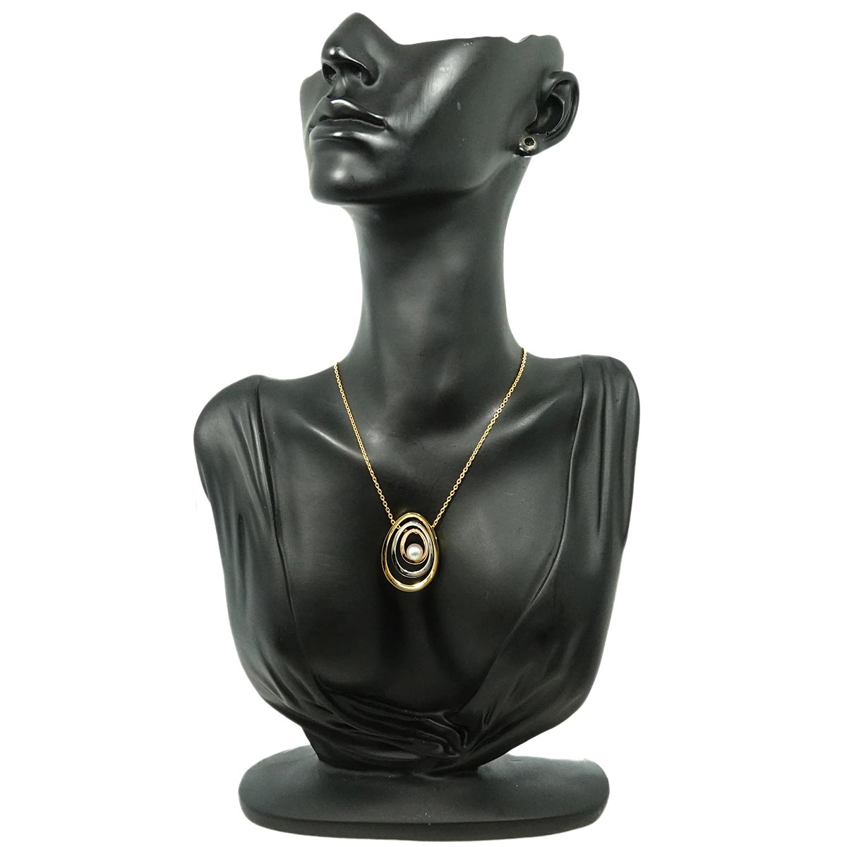 Akoya Pearl 6.6mm Necklace 18K YG PG WG 750