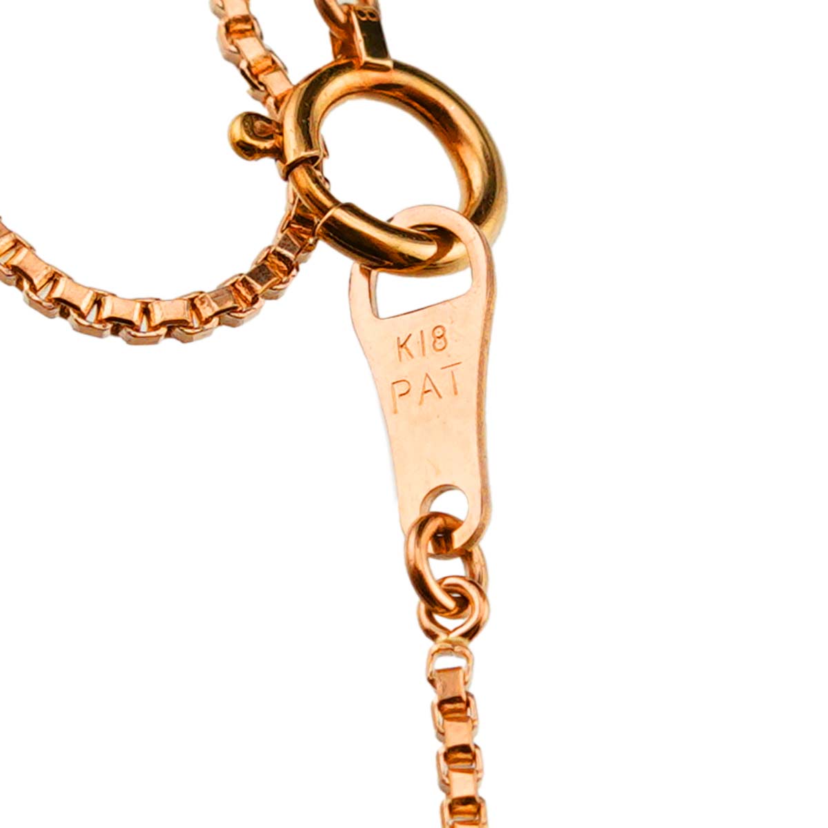 Akoya Pearl 7.4mm Diamond 0.33ct Necklace Brooch 18K PG 750