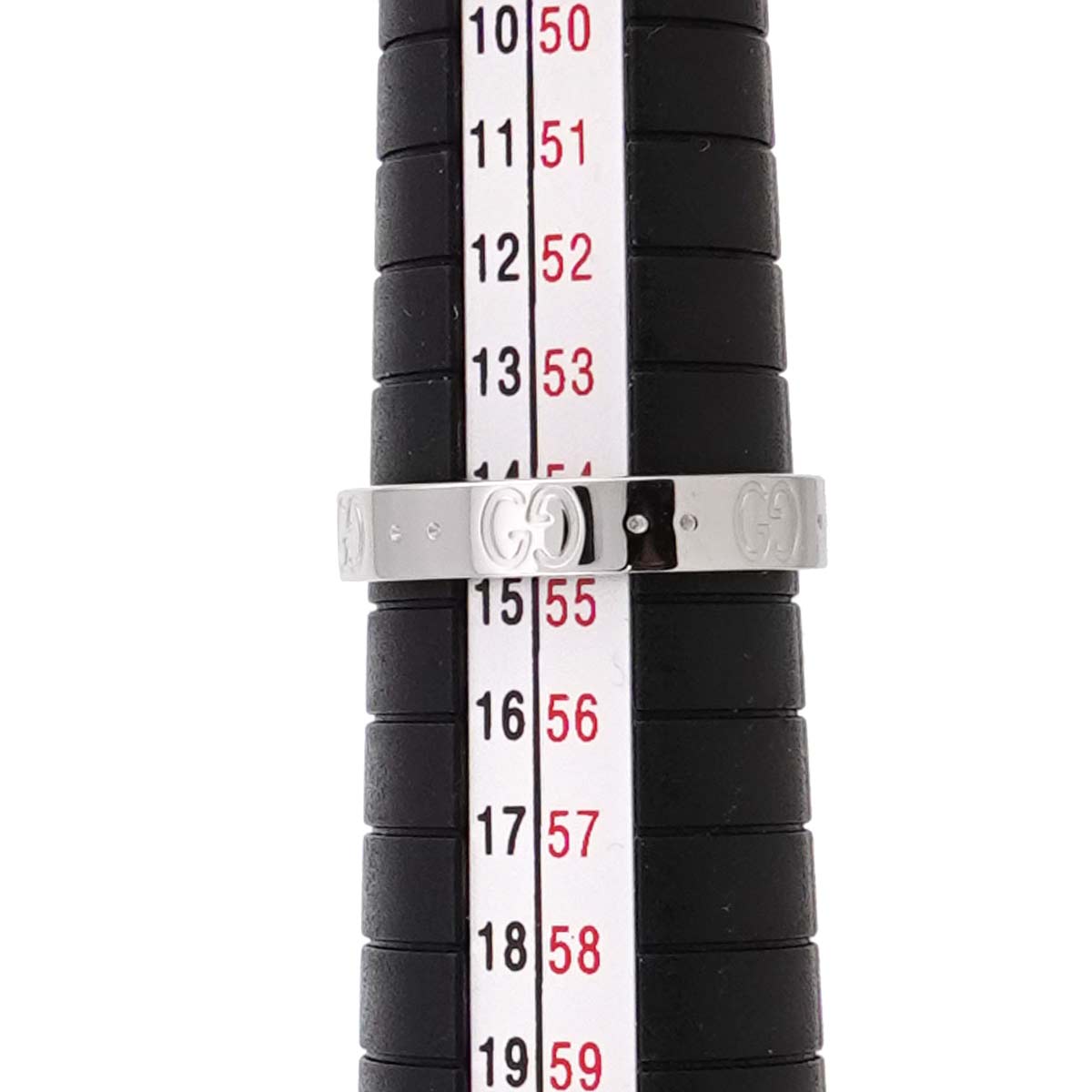 Icon Ring 18K WG White Gold 750 Size15 6.75-7.25(US)