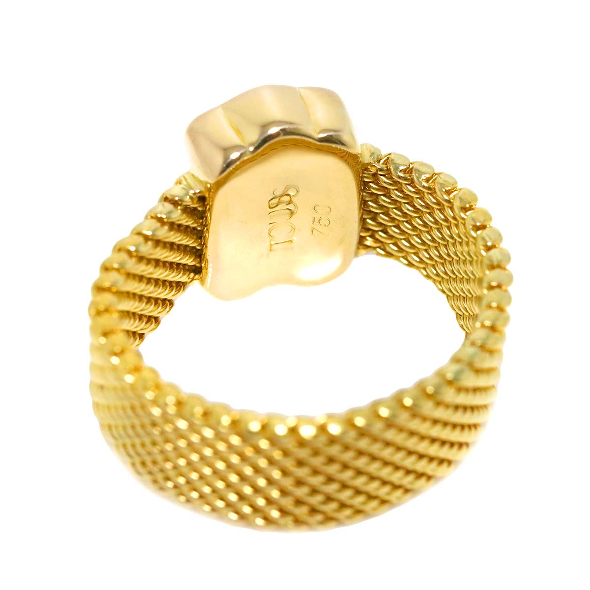 Bear motif Ring 18K YG 750 Size6.25-6.5(US)