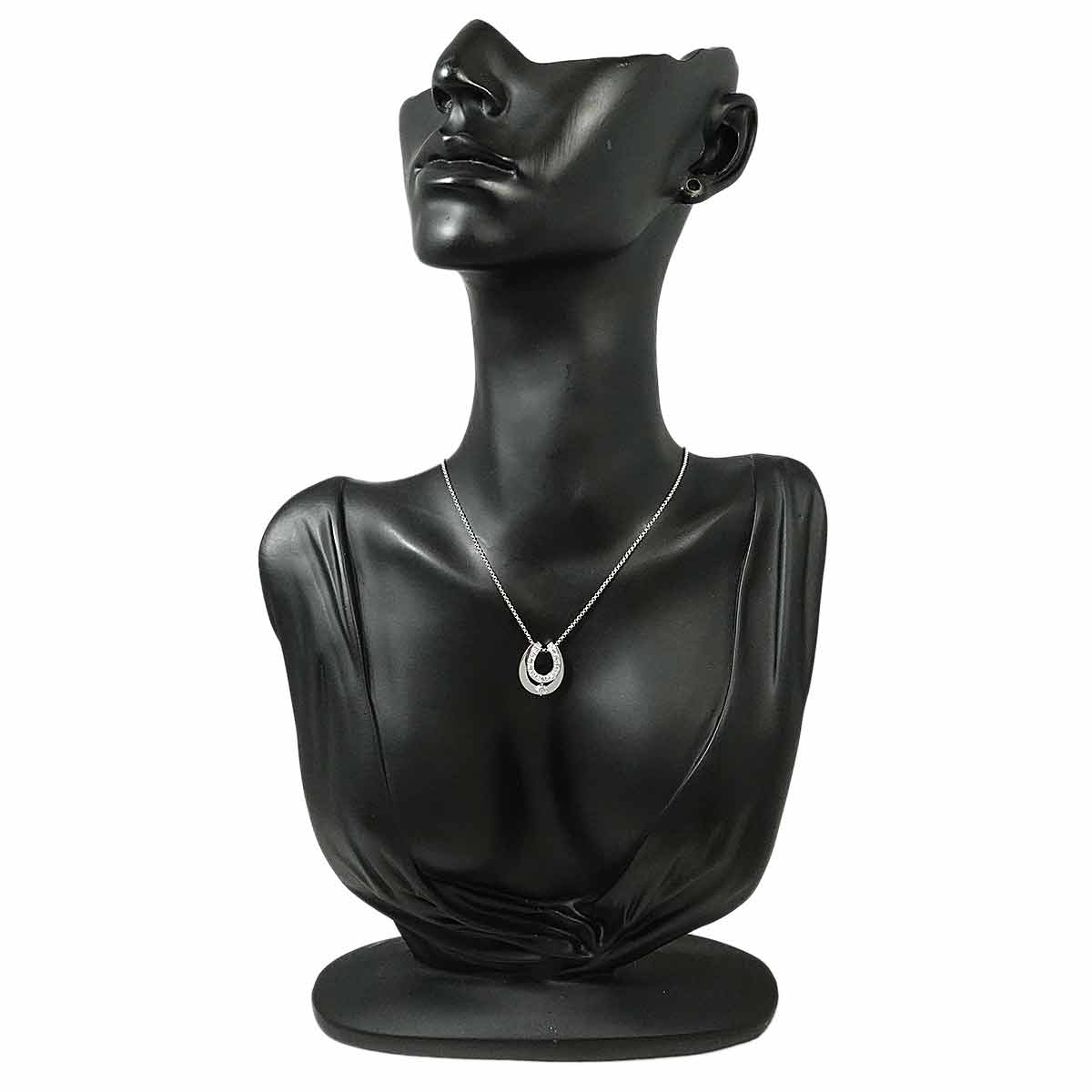 Diamond 0.38ct Necklace 18K WG 750