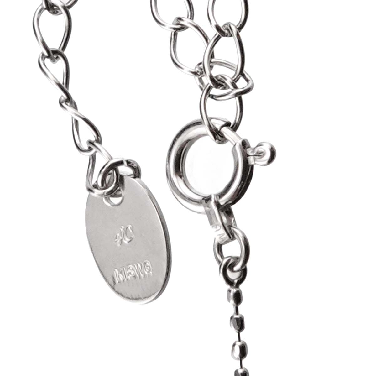 4C Diamond Necklace 18K White Gold 750