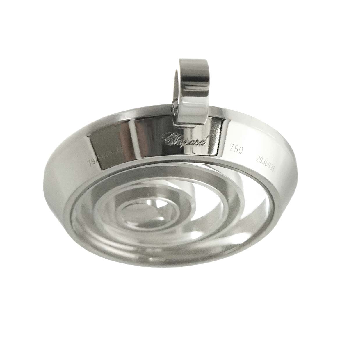 Happy Spirit Pendant Top 18K White gold 750