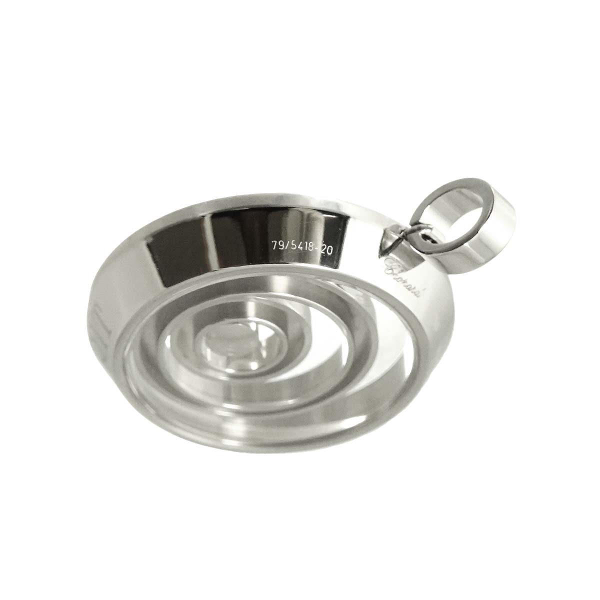 Happy Spirit Pendant Top 18K White gold 750