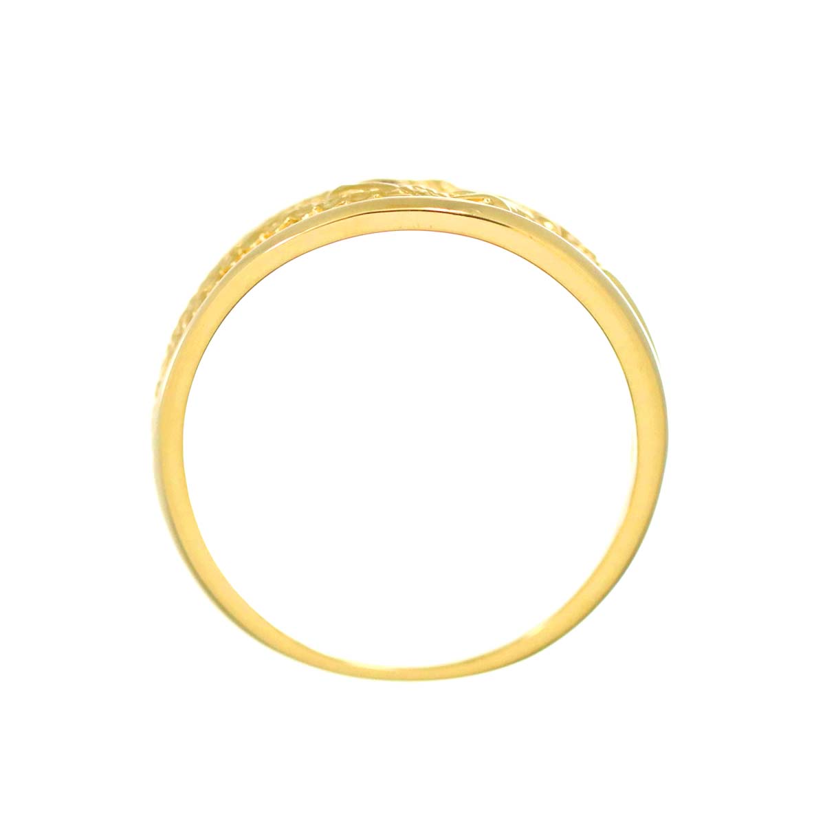Ruby 0.01ct Ring 18K Yellow Gold 750 8.25-8.75(US)