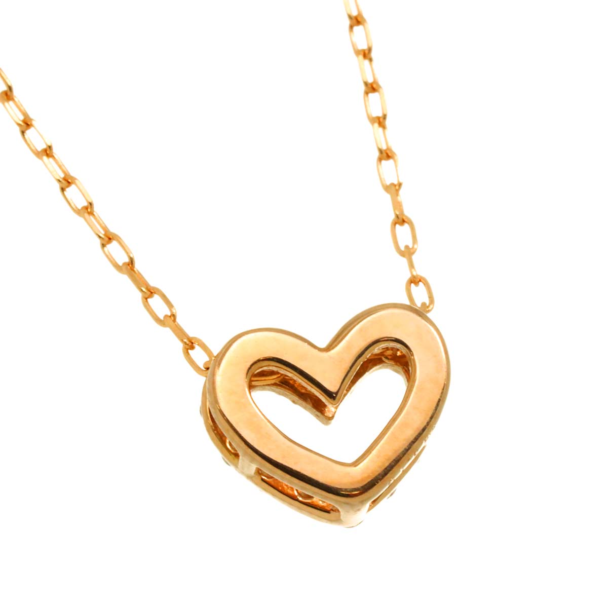 Diamond 0.15ct Necklace 18K Pink Gold 750