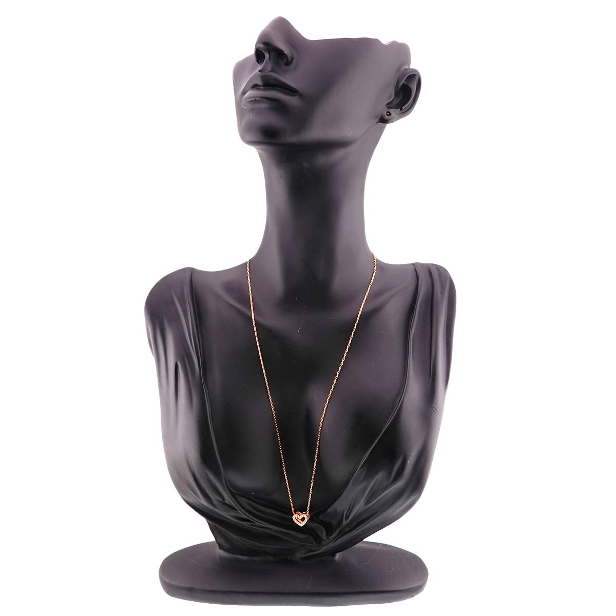 Diamond 0.15ct Necklace 18K Pink Gold 750