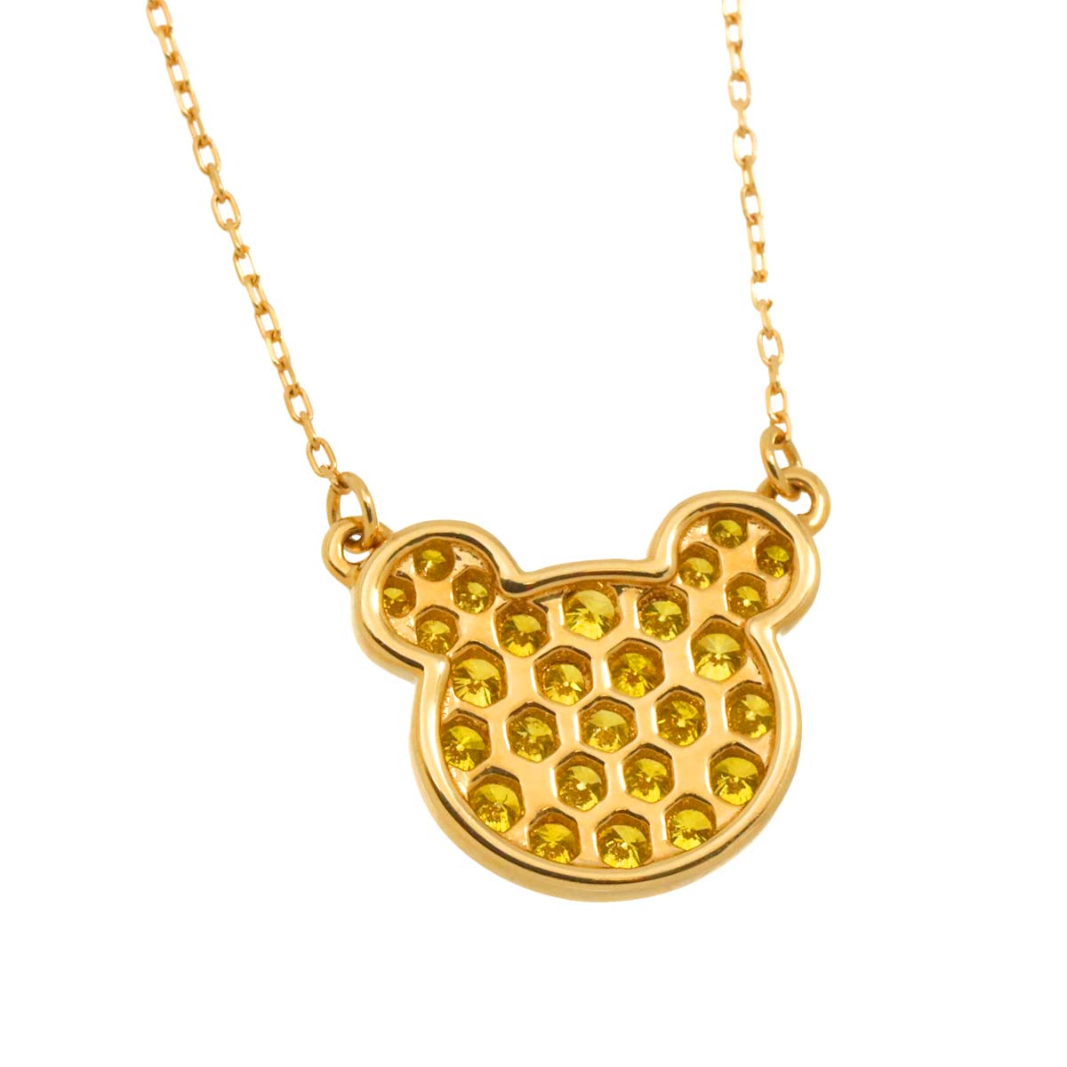 Diamond 0.45ct Necklace 18K YG Yellow Gold 750