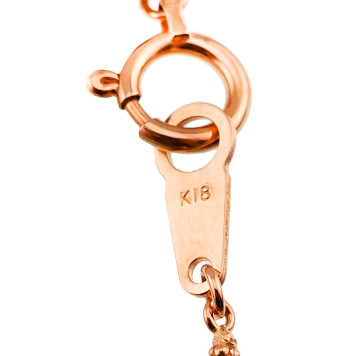 Diamond 0.28ct Necklace 18K Pink Gold 750