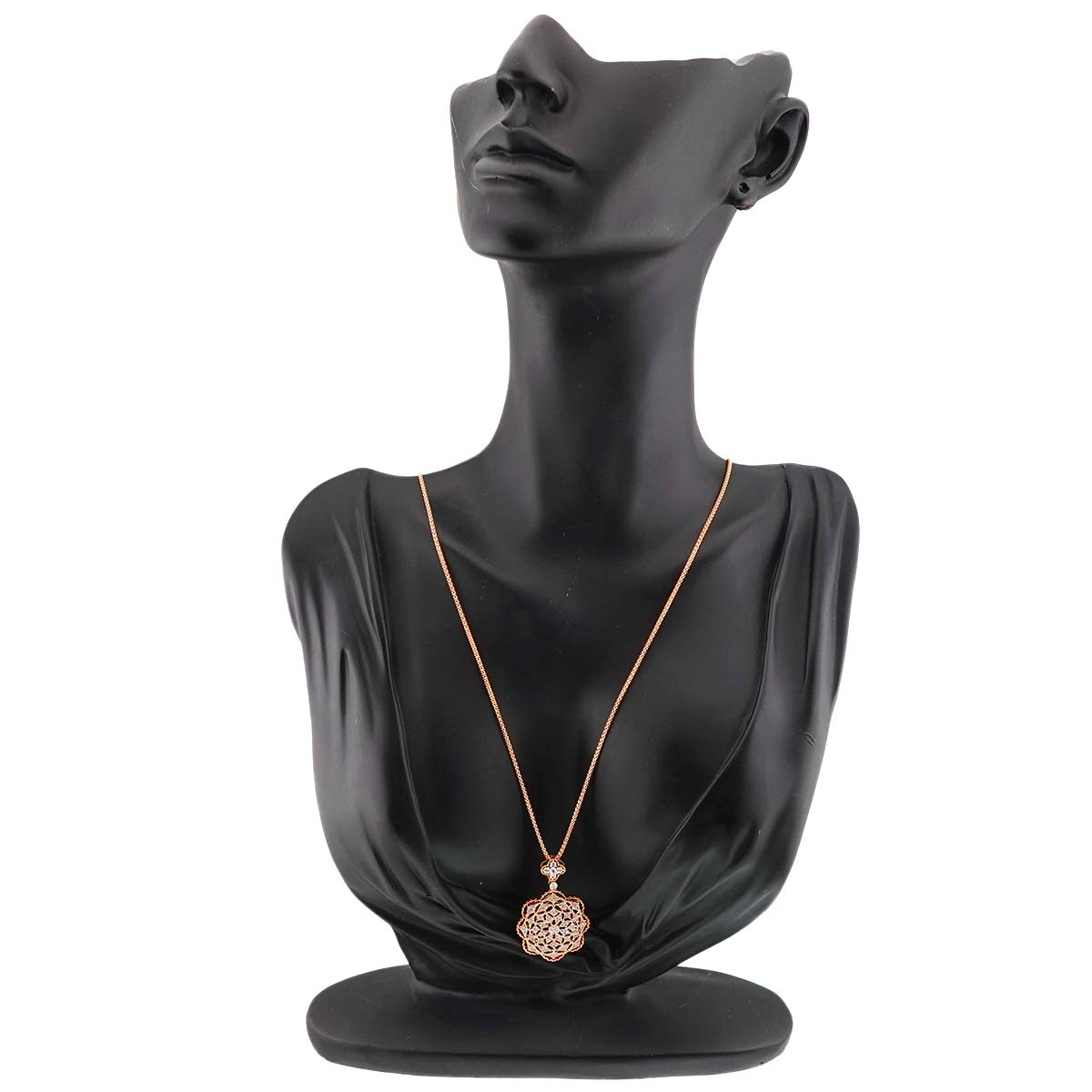 Diamond 0.28ct Necklace 18K Pink Gold 750