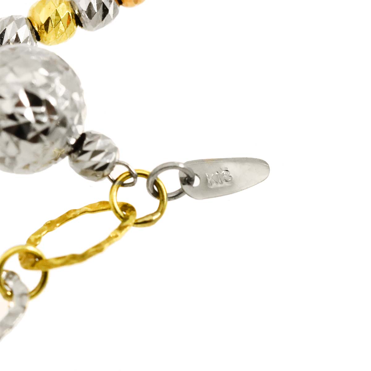 Lariat Necklace 18K WG PG YG 750