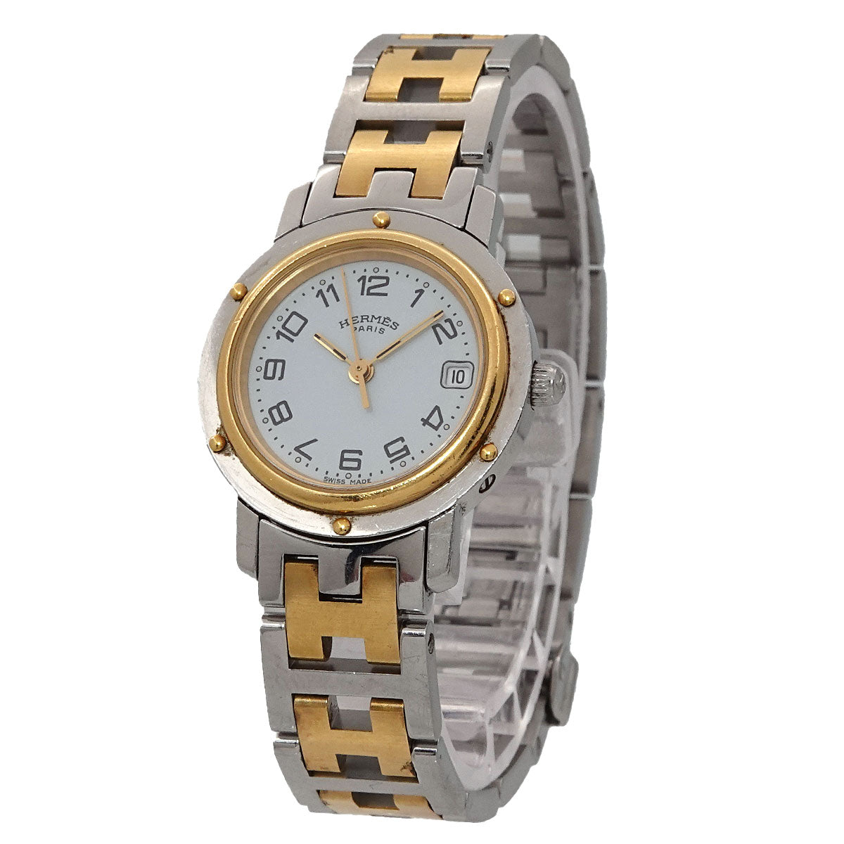 Clipper CL4 220 Quartz Date White Dial Ladies Watch