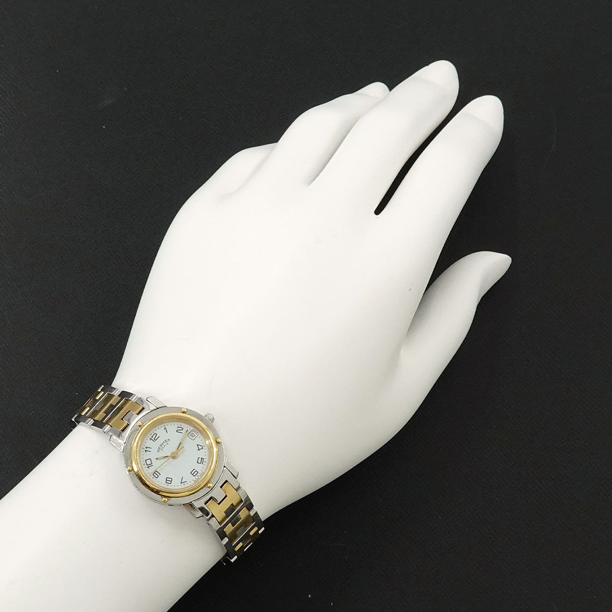 Clipper CL4 220 Quartz Date White Dial Ladies Watch
