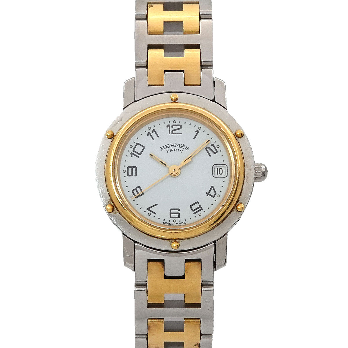 Clipper CL4 220 Quartz Date White Dial Ladies Watch