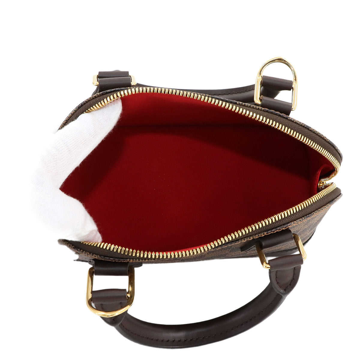 Damier Alma BB Hand Shoulder Bag Ebene N40606se