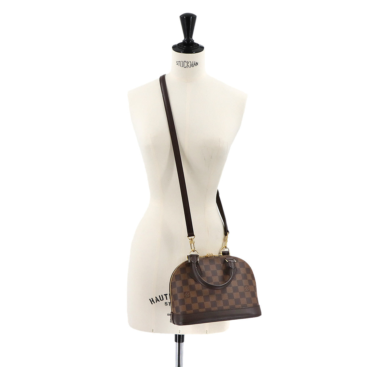 Damier Alma BB Hand Shoulder Bag Ebene N40606se