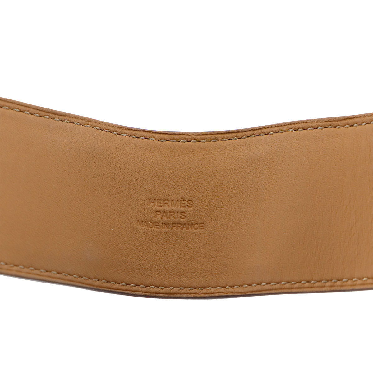 Collier De Chien Bangle Veau Epsom Orange Poppy Bracelet