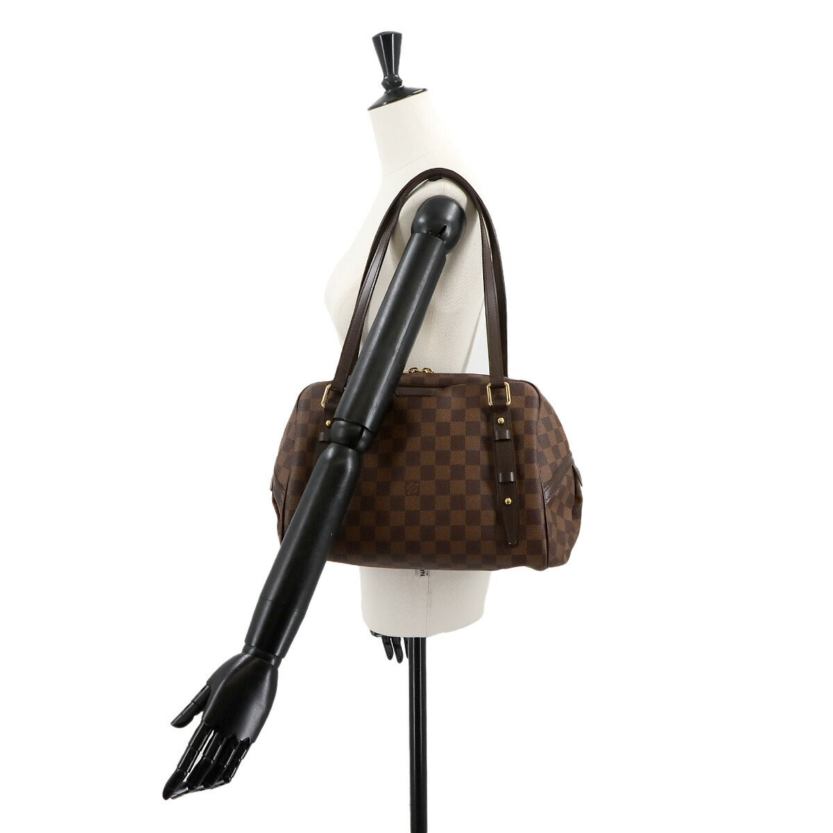 Damier Rivington PM Shoulder Bag Ebene N41157 Purse