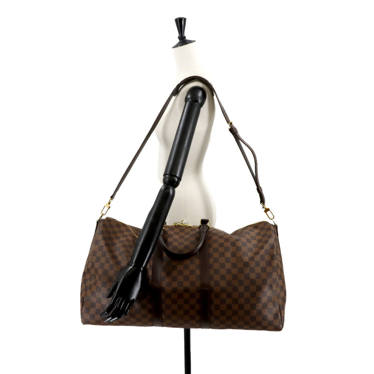 Damier Keepall Bandouliere 55 Luggage Ebene N41414